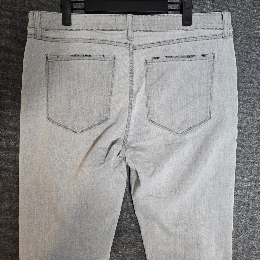 Monfrere Greyson Skinny Jeans Mens 36 x 31 Gray Dist Stone Pants‎ Japanese Denim - Picture 9 of 13